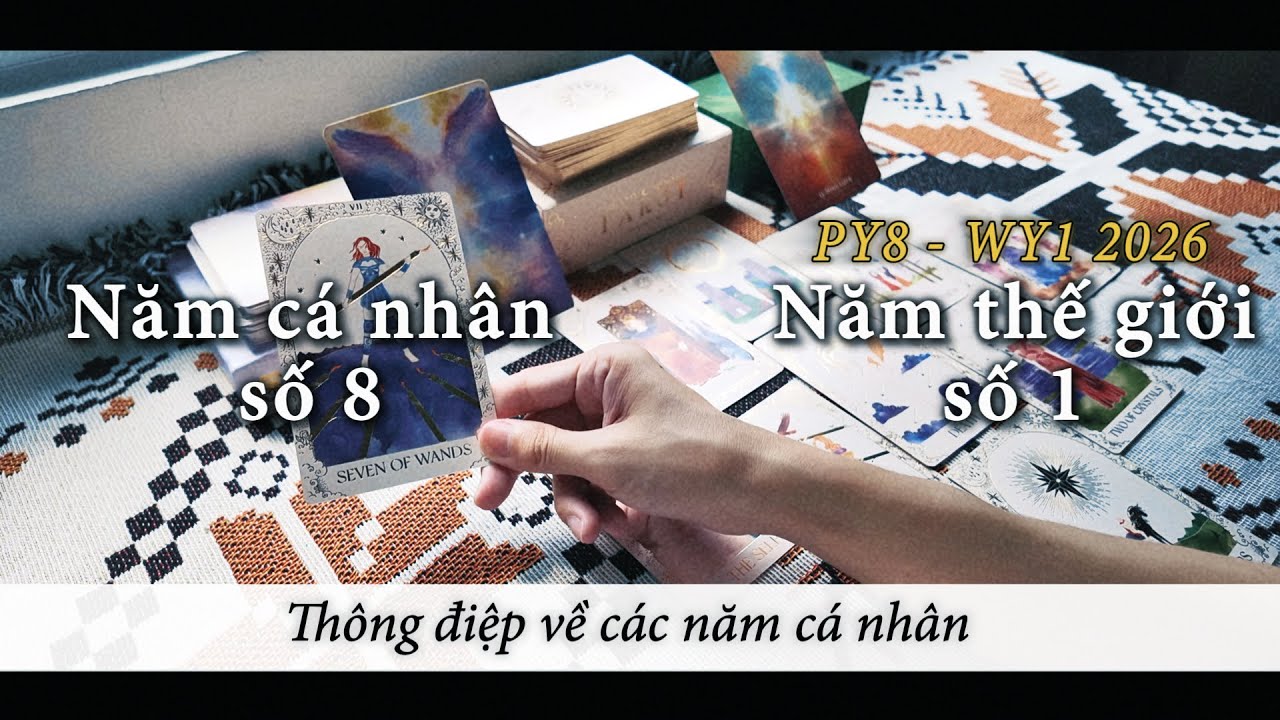 Năm c&aacute; nh&acirc;n số 8 tại năm thế giới số 1 (2026) 🪄🔮 🌎 - EthanPi | Tarot | Timeless