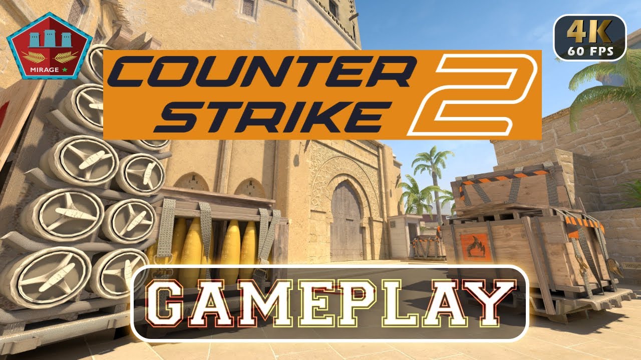 Counter Strike 2 Competitive Mirage Map Gameplay Walkthrough PC FULL GAME (4K 60FPS) - No Commentary