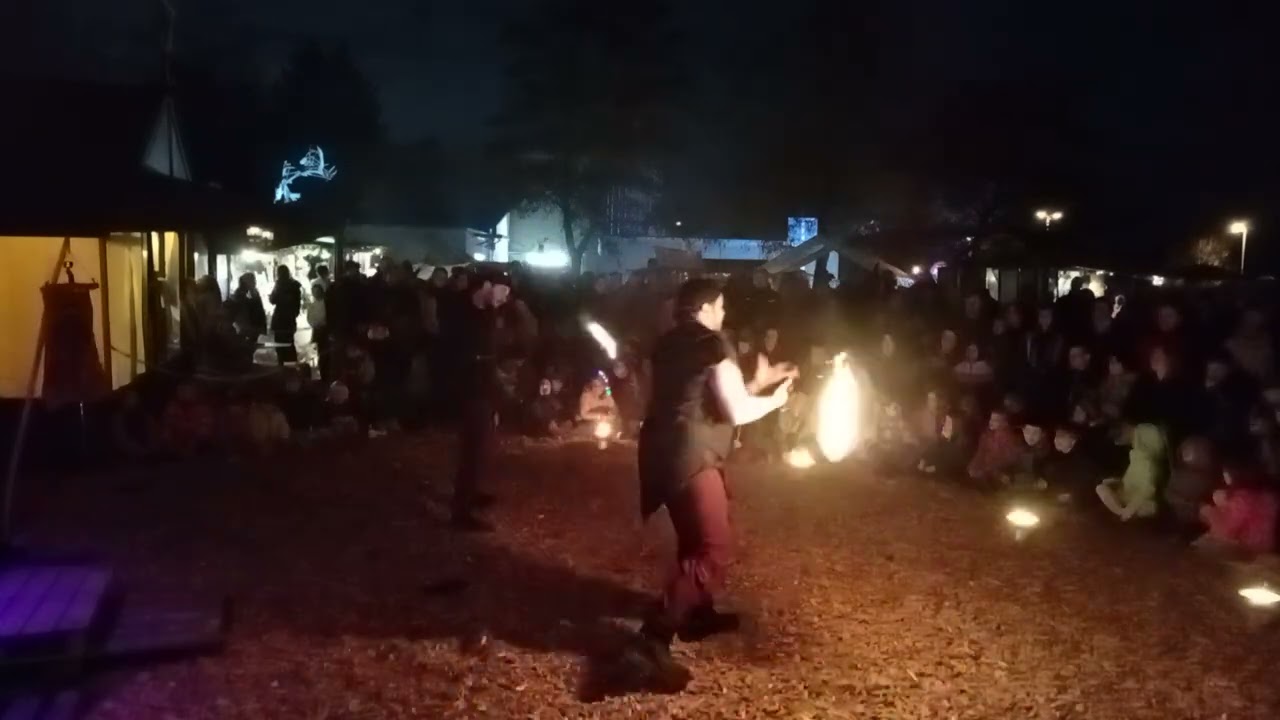 Perzys öregon Feuerartists Feuershow Zugabe