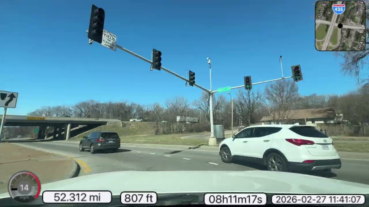 202600227 Dashcam Drivelapse Kansas City Metropolitan Area Friday
