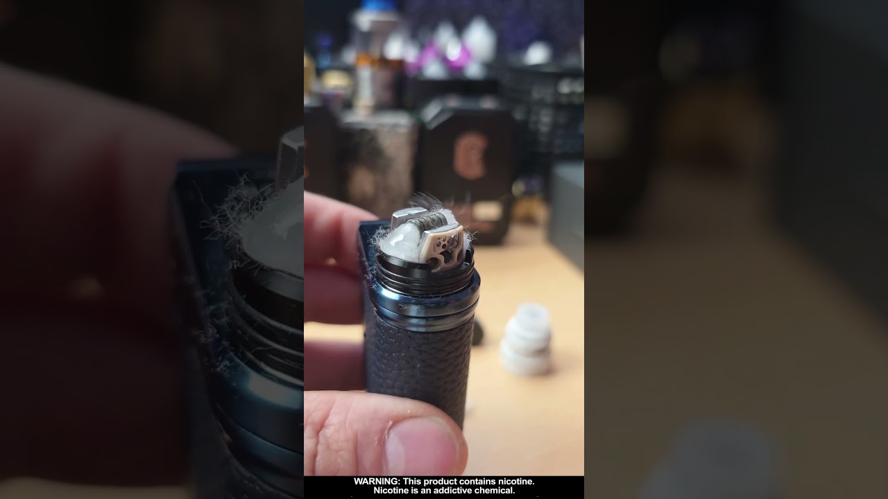 Reload S RDA digital white build and wick  #electroniccigarette #shortsviral #unboxing #shorts