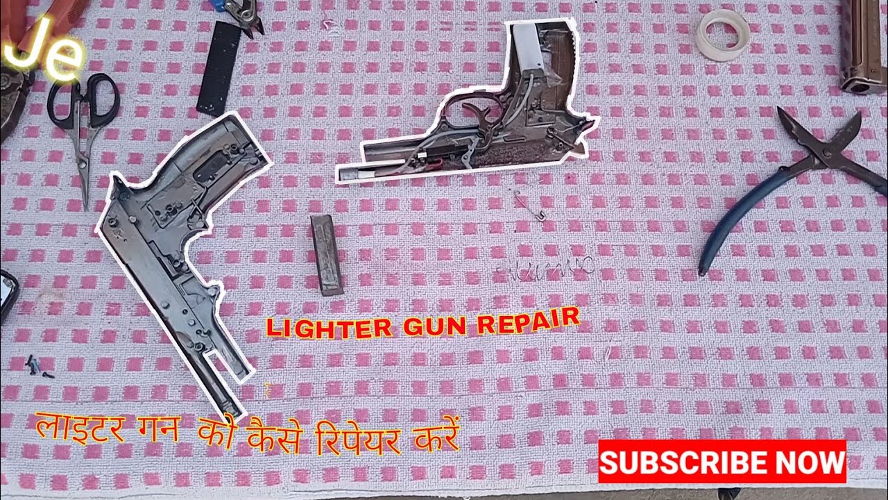 Lighter gun ki spring kase lagayn gas lighter gun repair spring problem solve 👍