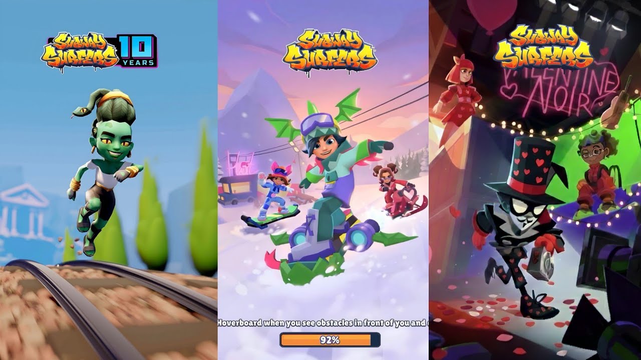 Subway Surfers : Greece 2022 🆚 Winter Xtreme 2026 🆚 Hollywood 2026 Map Comparison 