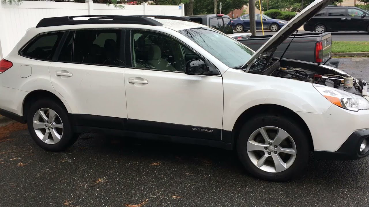 2014 SUBARU 2.5 PCV VALVE INSTALL