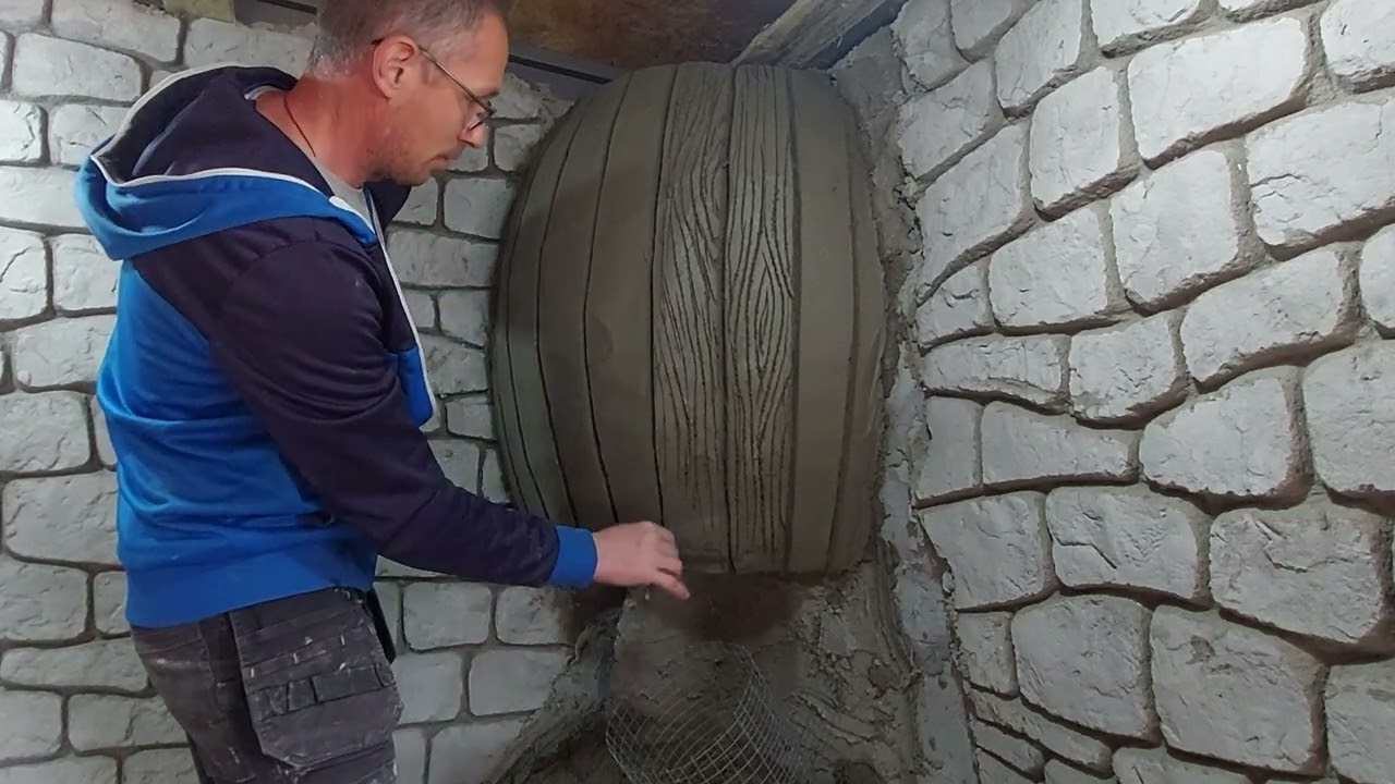 Как сделать доску или бочку из АРТ бетона