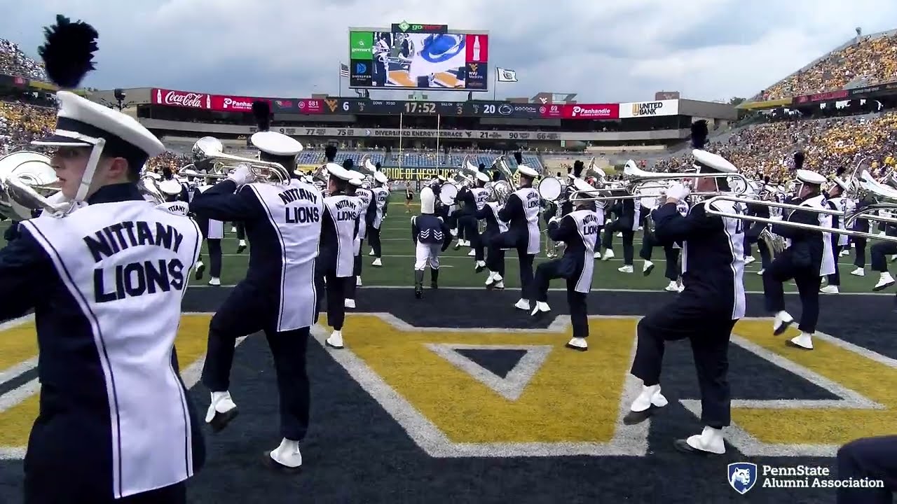 Penn State-West Virginia Blue Band halftime performance
