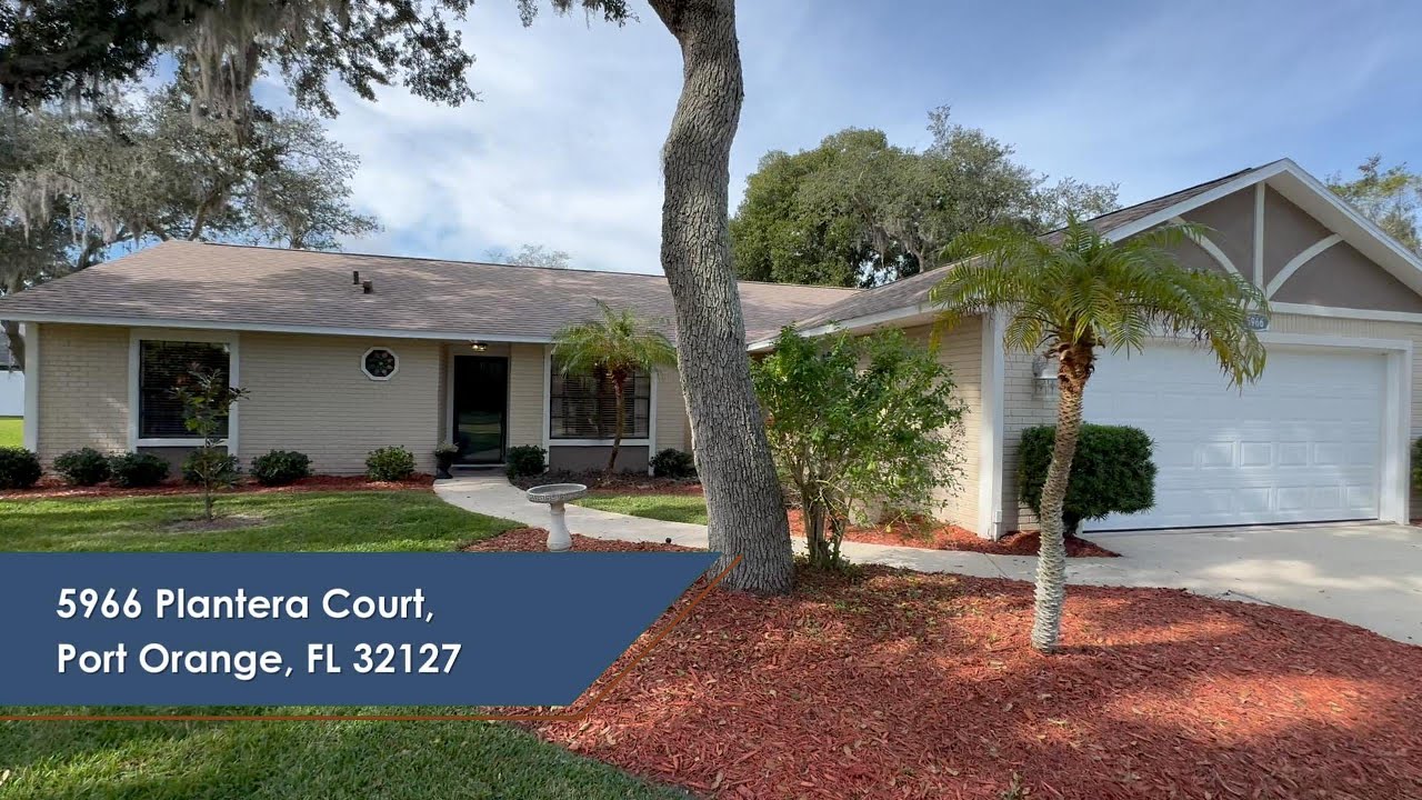 Inside 5966 Plantera Court — 3BR Single Family Home in Port Orange with Granite Kitchen
