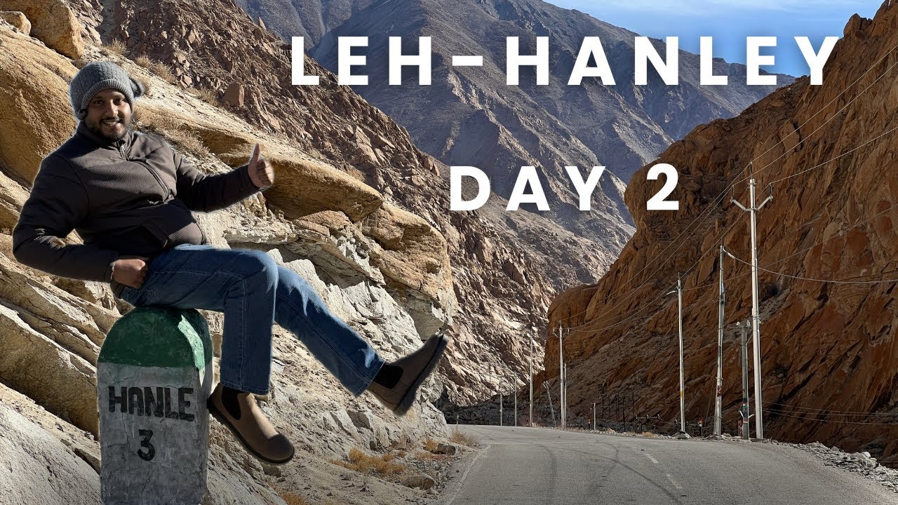 Leh to Hanle Road Trip | Ladakh Day 2 Winter Vlog