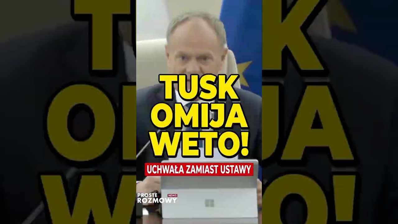 TUSK OMIJA WETO PREZYDENTA! BĘDZIE UCHWAŁA W SPRAWIE SAFE 🛑