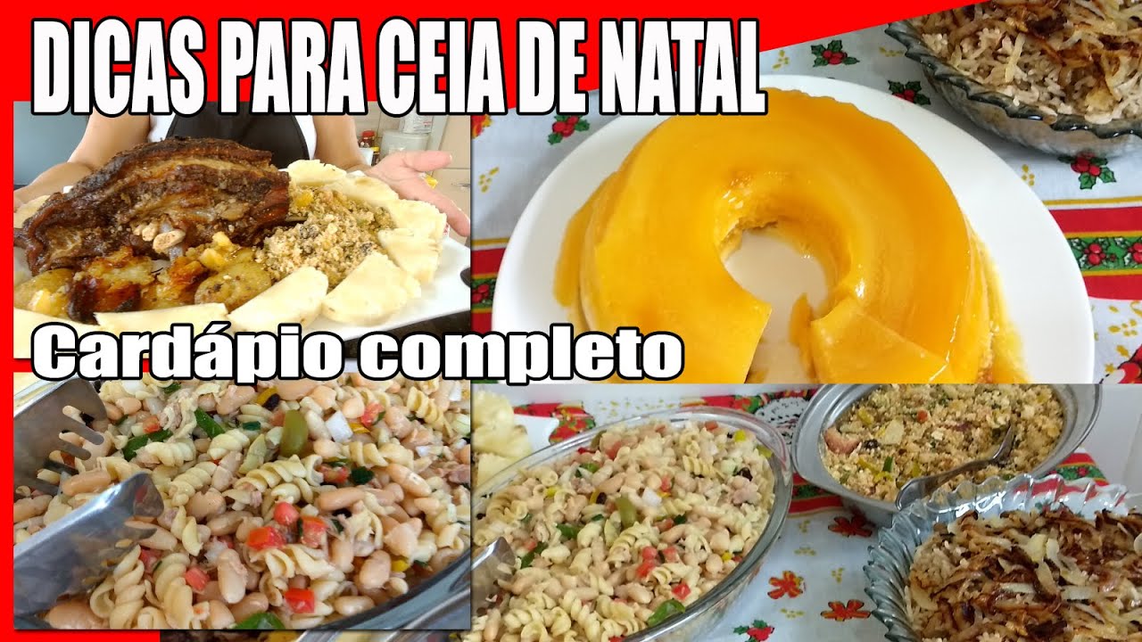 CEIA DE NATAL COMIDA DE FIM DE ANO - RECEITAS DA ROSA