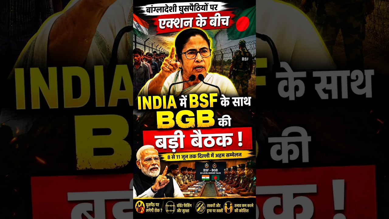 Bangladesh Ko India Ka Sakht Sandesh! 🇮🇳 BSF-BGB Ki Delhi Mein Badi Baithak | Ghuspaith Par Action!
