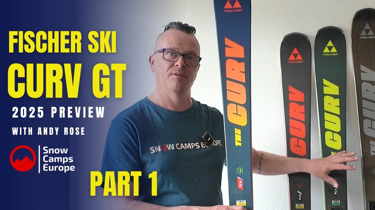 2025 Fischer Alpine The Curv GT Collection of Skis with Snow Camps Europe