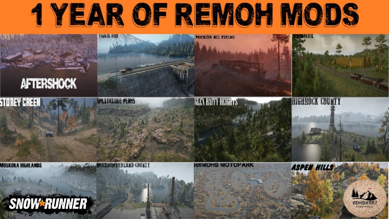 Snowrunner - 1 Year Of Remoh667 Mod Maps