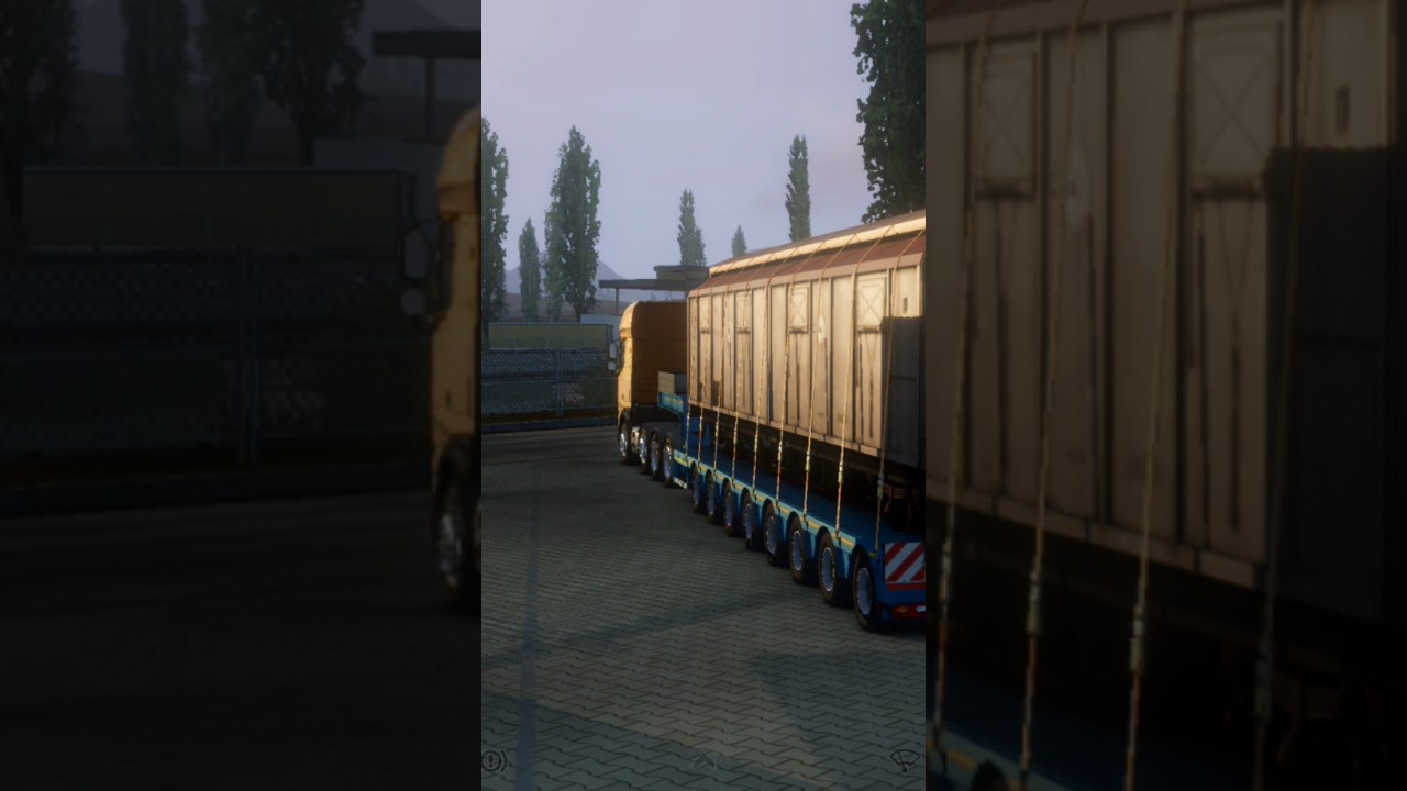 Truck Simulator Europe 3 | DAW Truck Transporting Wagon Train Loading Part -ll
