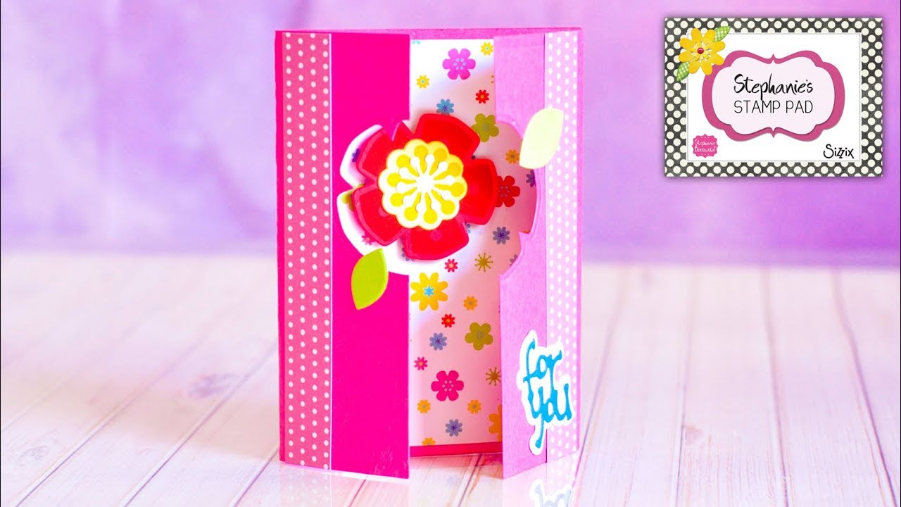 Stephanie's Stamp Pad #109 - How to Make a Mini Gatefold Card