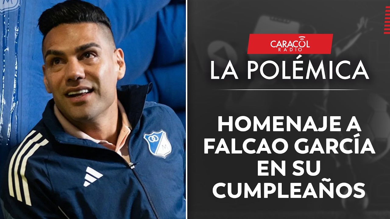 Homenaje a Falcao García en su cumpleaños | La Polémica