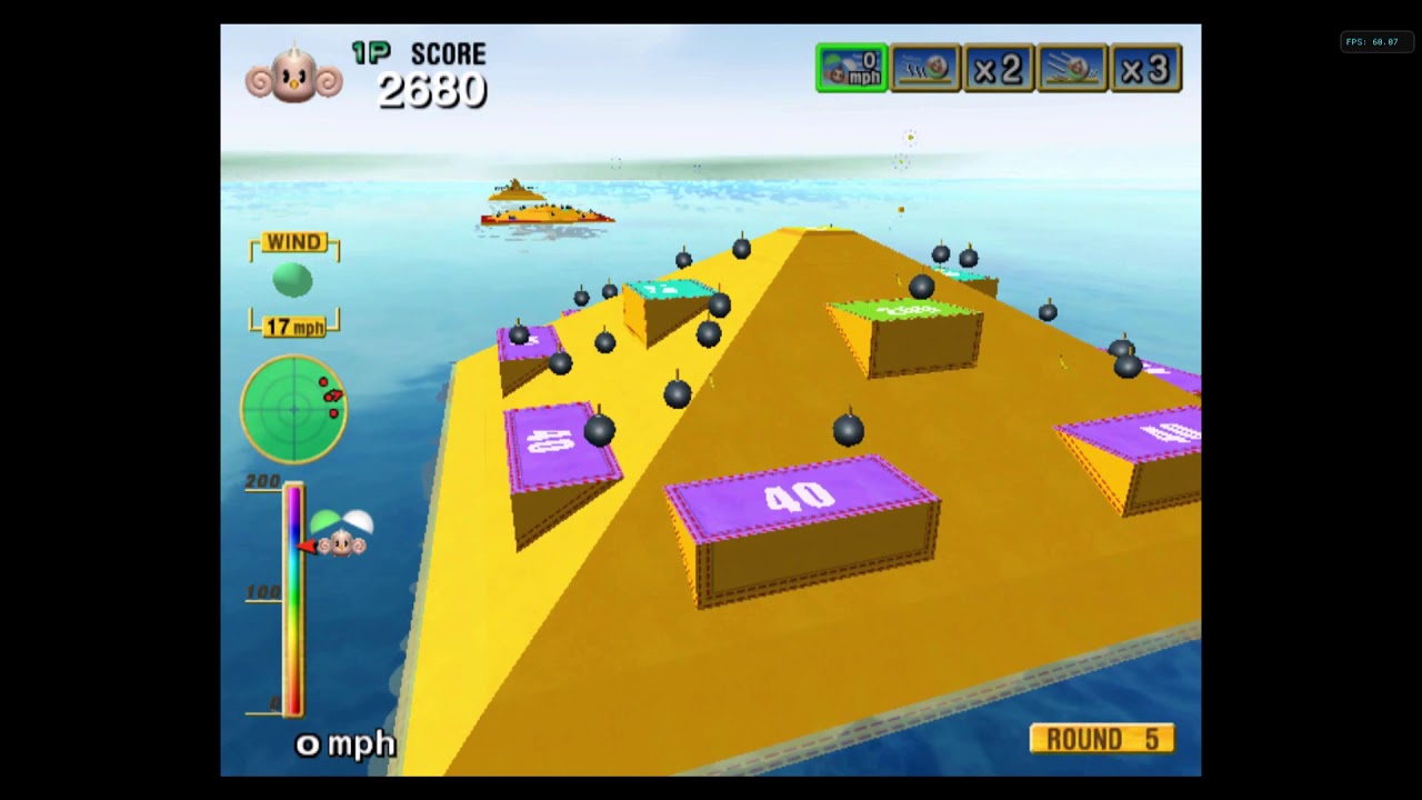 Monkey Target High Score! [4950] - Super Monkey Ball (GameCube)