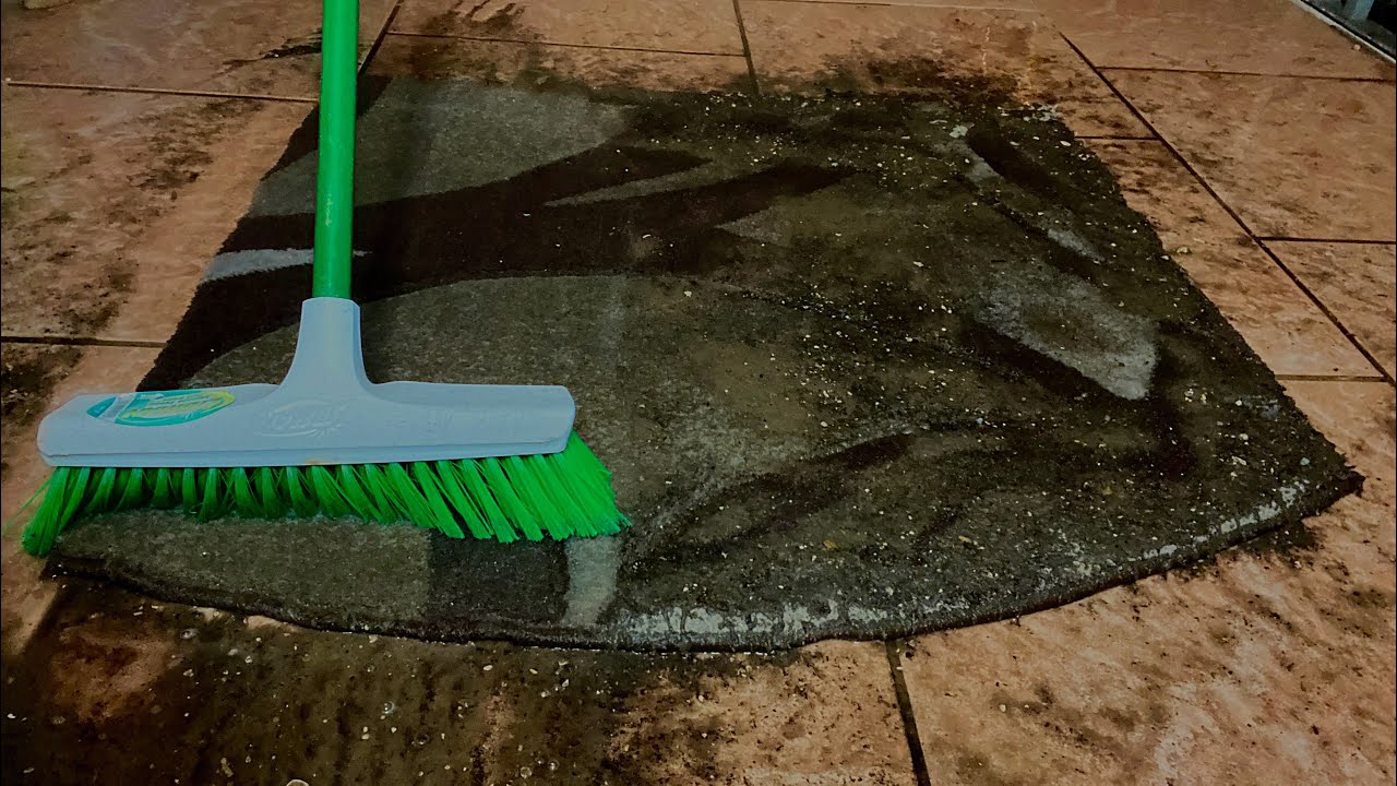 Filthiest, Dark Mud, Poured From This Flooded Rug | Carpet Cleaning Satisfying ASMR