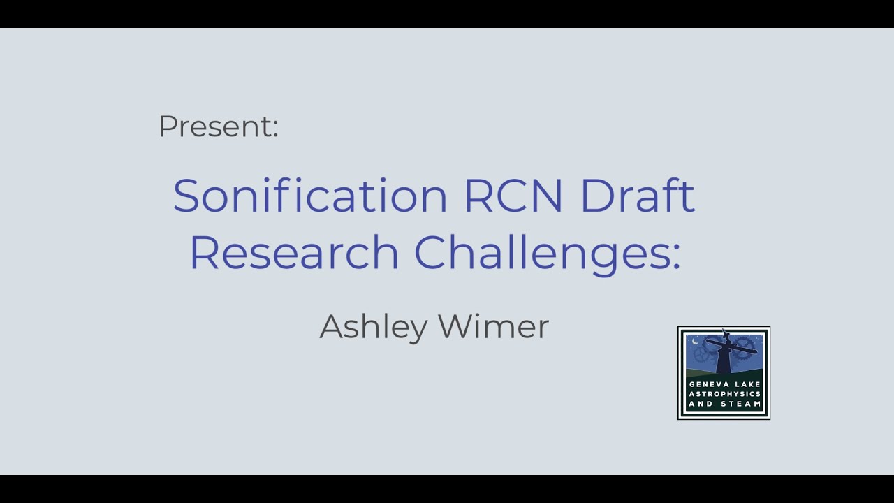 SWC - Sonification RCN Draft Research Challenges