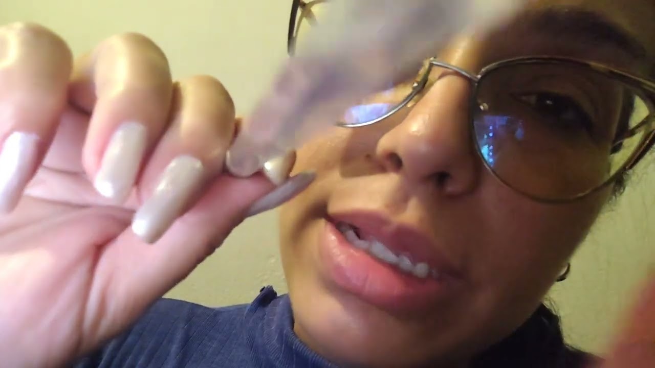 ASMR TOQUES NA TELA com a ponta de um diamante 