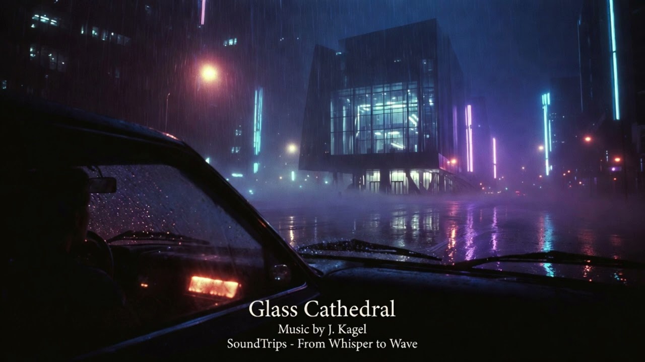 Glass Cathedral | Dark Synthwave Night Drive