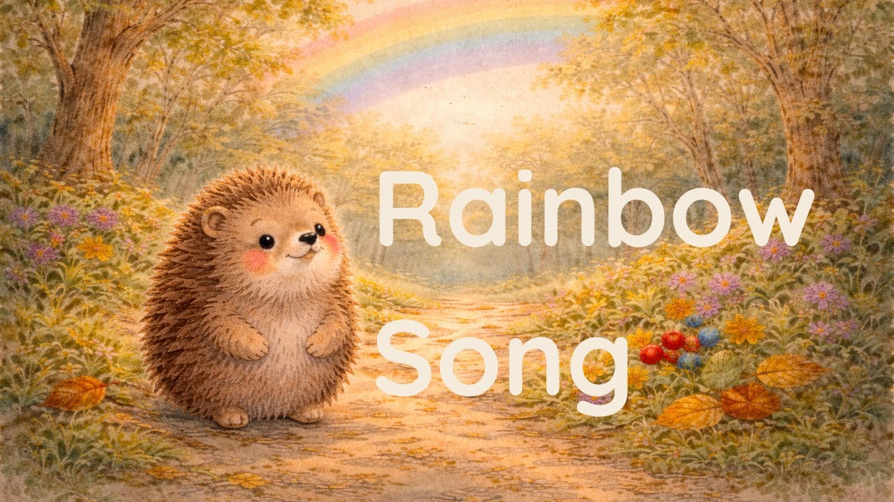 🌈 Rainbow Song | Pippa the Hedgehog’s Colours Song for Toddlers
