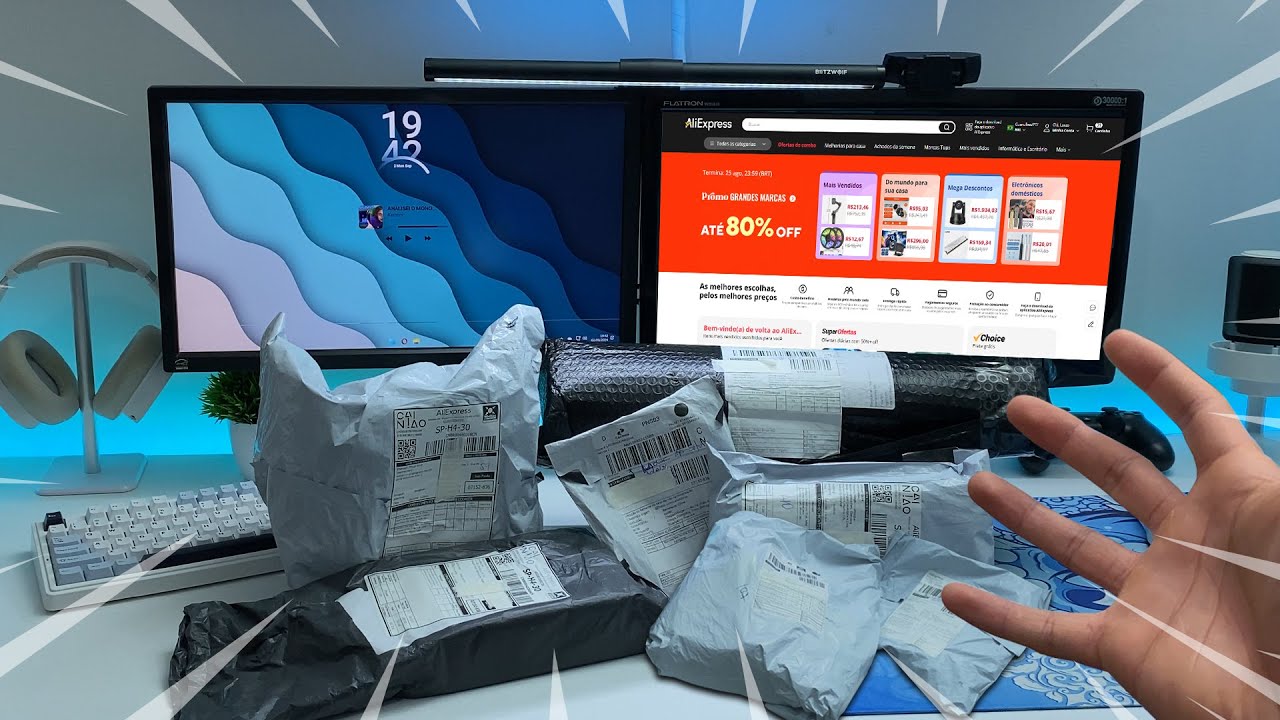 UNBOXING DAS COMPRAS QUE FIZ NO ALIEXPRESS | SÓ COISA INSANA!!!