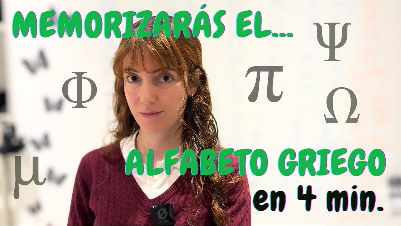 Memorizarás el Alfabeto Griego en menos de 4 minutos 🚀📚