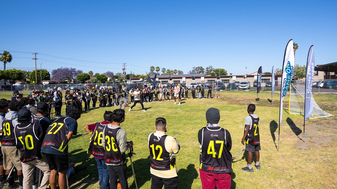 We Donated Lacrosse Goals in Compton California