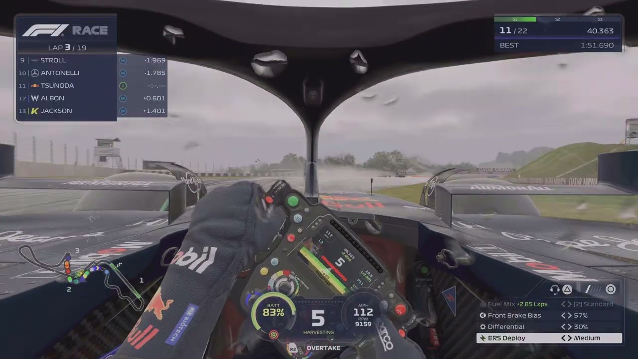 F1 25 rain and more rain