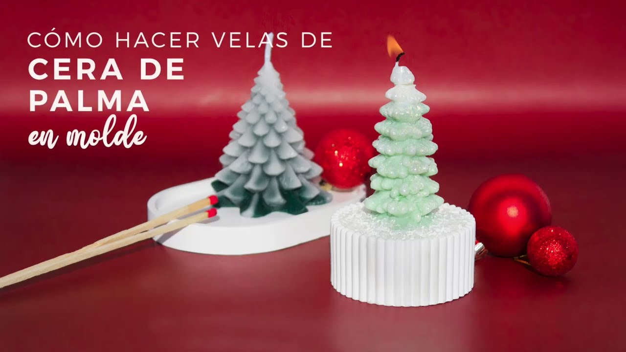 Te enseñamos a hacer Velas navideñas con una Cera Vegetal de Palma