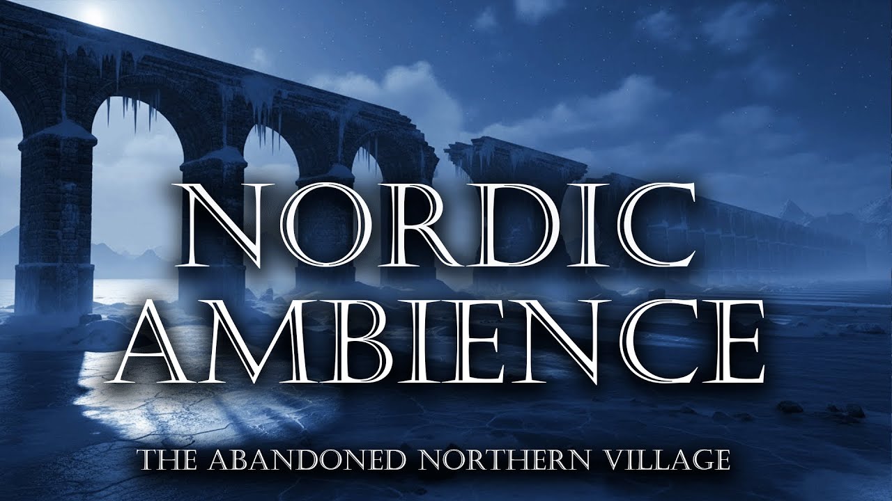 Abandoned Northern Village – Skyrim-Inspired Ambience for Sleep, Study, Focus & Relaxation 3 Hours