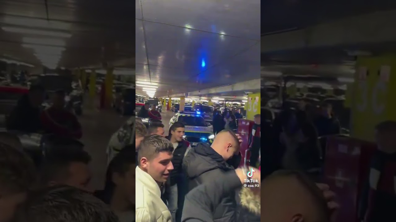 People treat Slovenian Police as a joke in an underground garage- no authority - Ljubljana, Slovenia