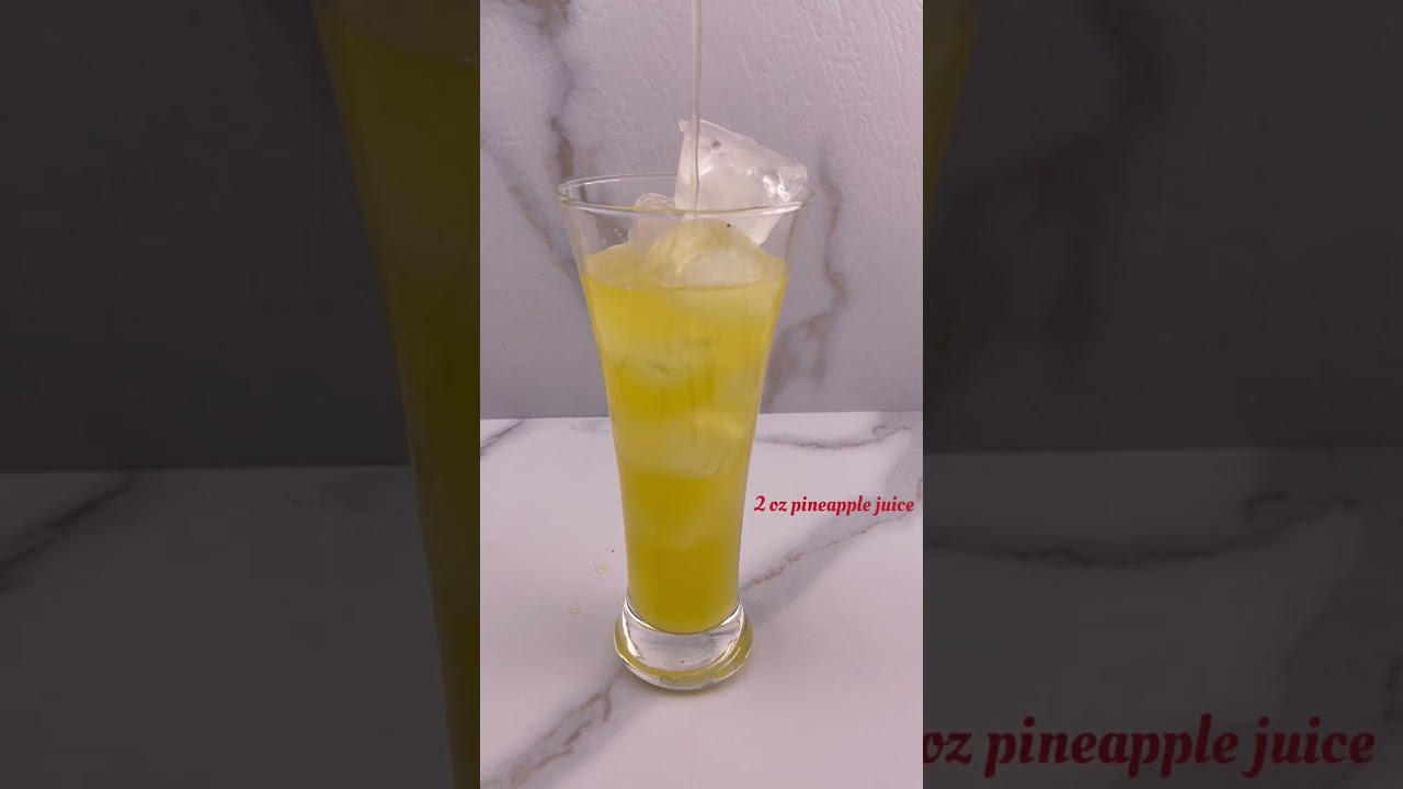 Layered tropical cocktail! Best summer drink ever! 😍 