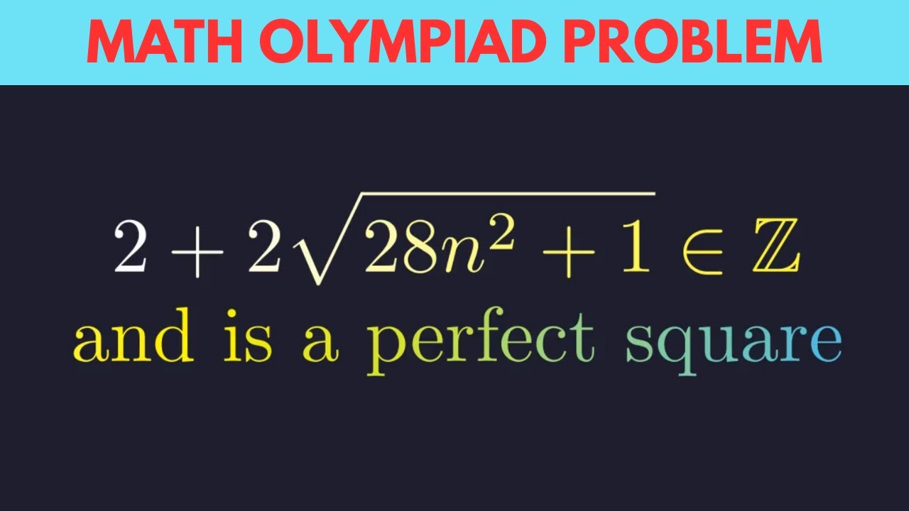 Can You Solve This Viral Math Olympiad Problem? (The Perfect Square Twist)