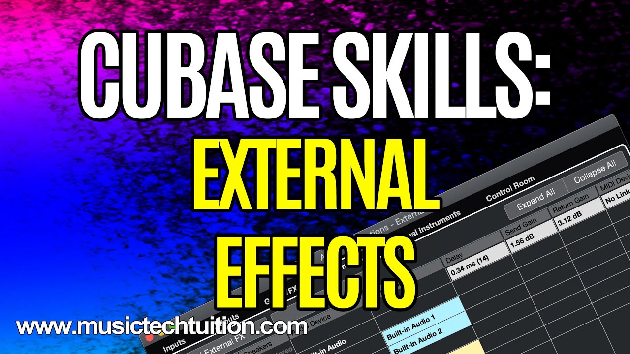 Навыки Cubase: Внешние эффекты