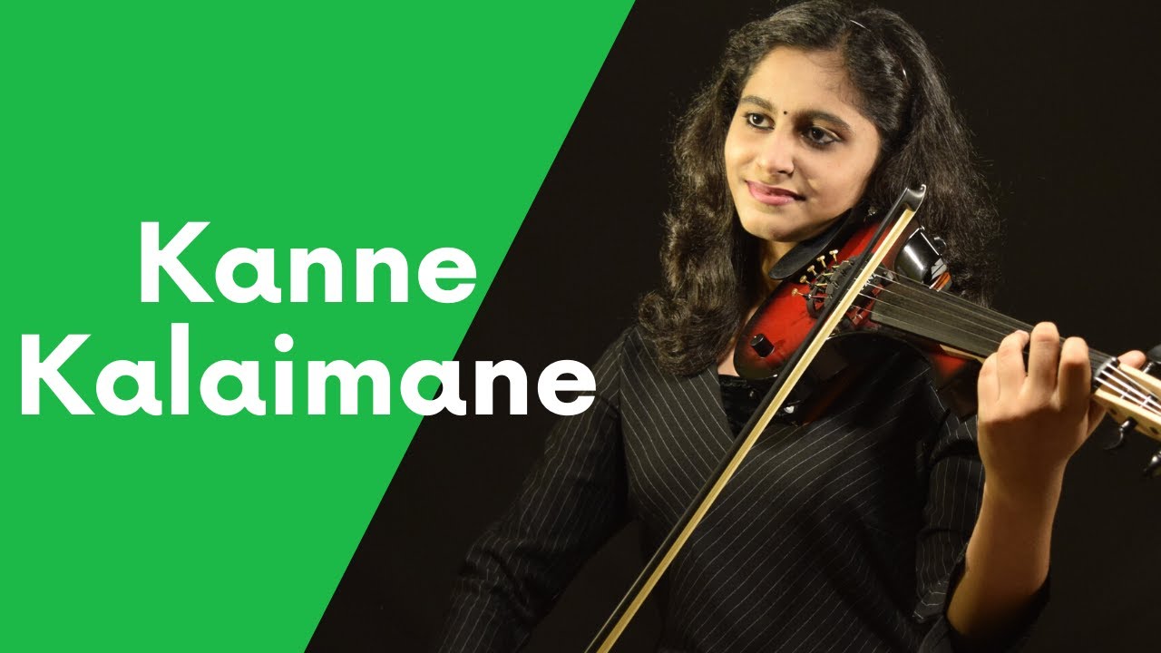 Kanne Kalaimane | Surmayi Akhiyon Mein | Violin Cover | Diya Maruthanattu | Yesudas | ilayaraja