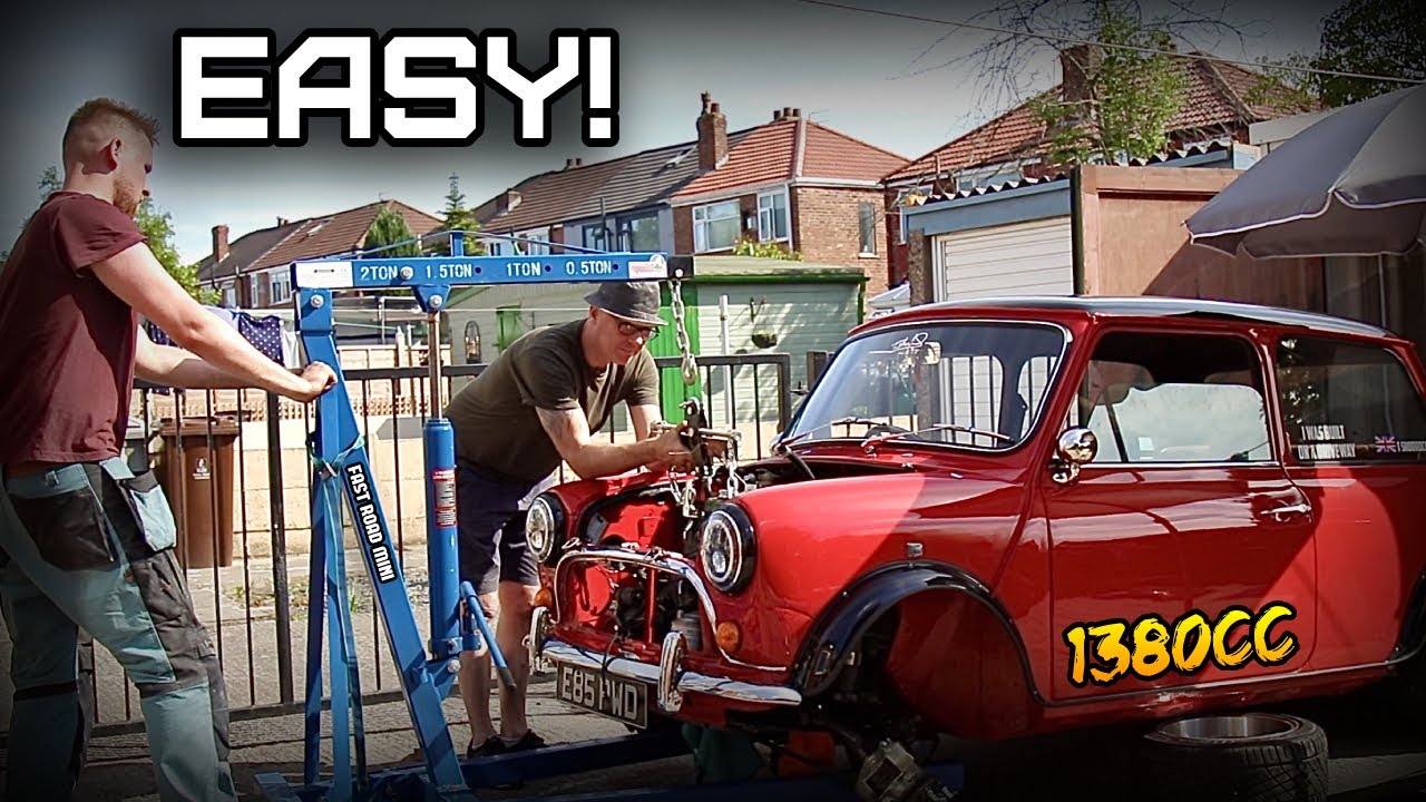 Classic Mini | 1380cc Engine Swap | Removing the 998cc Engine | *EASY!* | S1 EP4