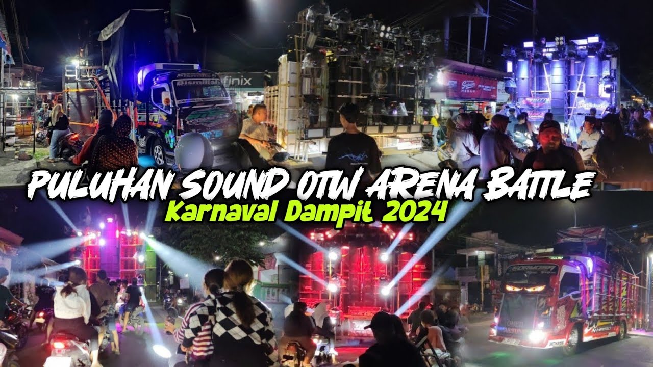 Gembruduk Warga Kawal Iring Iringan Sound Menuju Arena Battle Karnaval Dampit 🔥