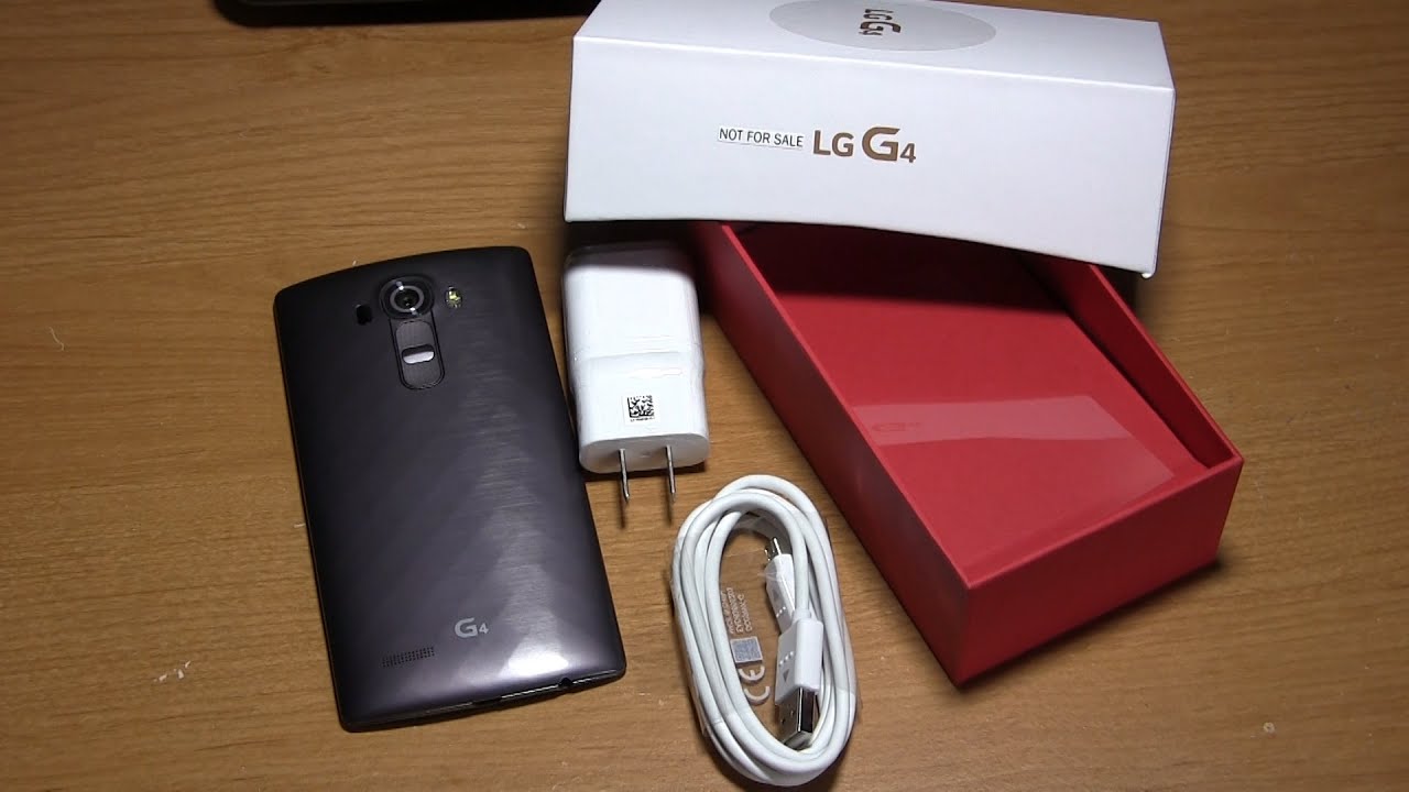LG G4 Unboxing and Quick Look!