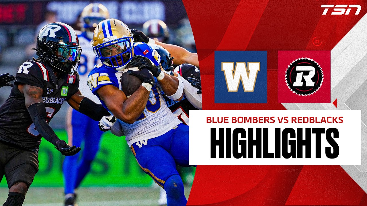 CFL WEEK 7: Winnipeg Blue Bombers vs. Ottawa Redblacks | Full Highlights