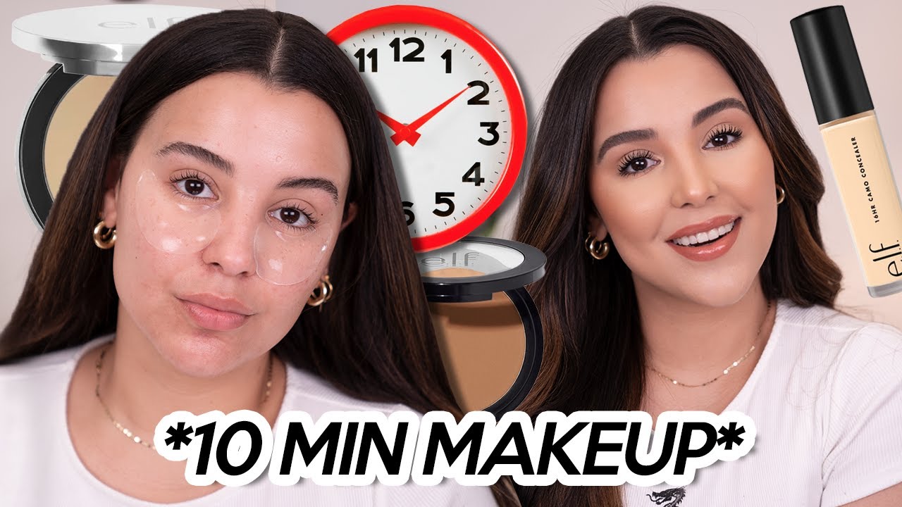 QUICK & EASY 10-MINUTE MAKEUP USING DRUGSTORE MAKEUP PRODUCTS!