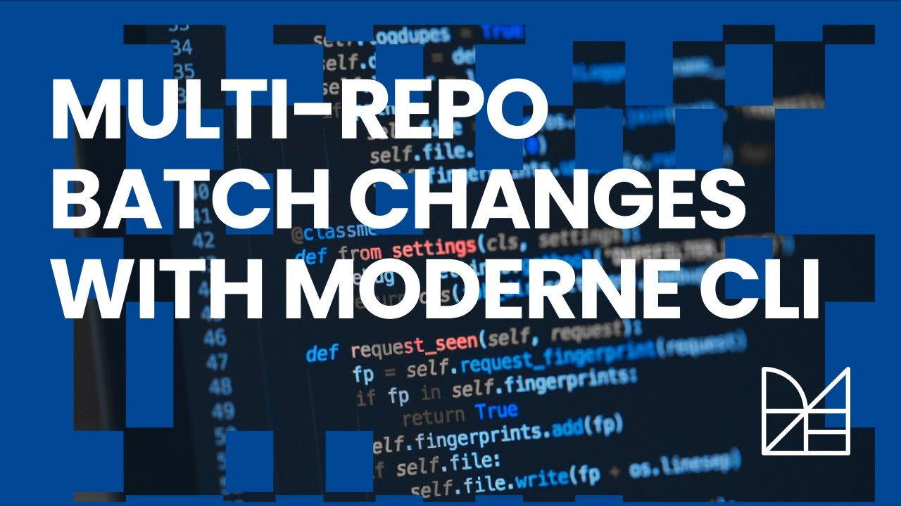 Running multi-repo batch changes using the Moderne CLI