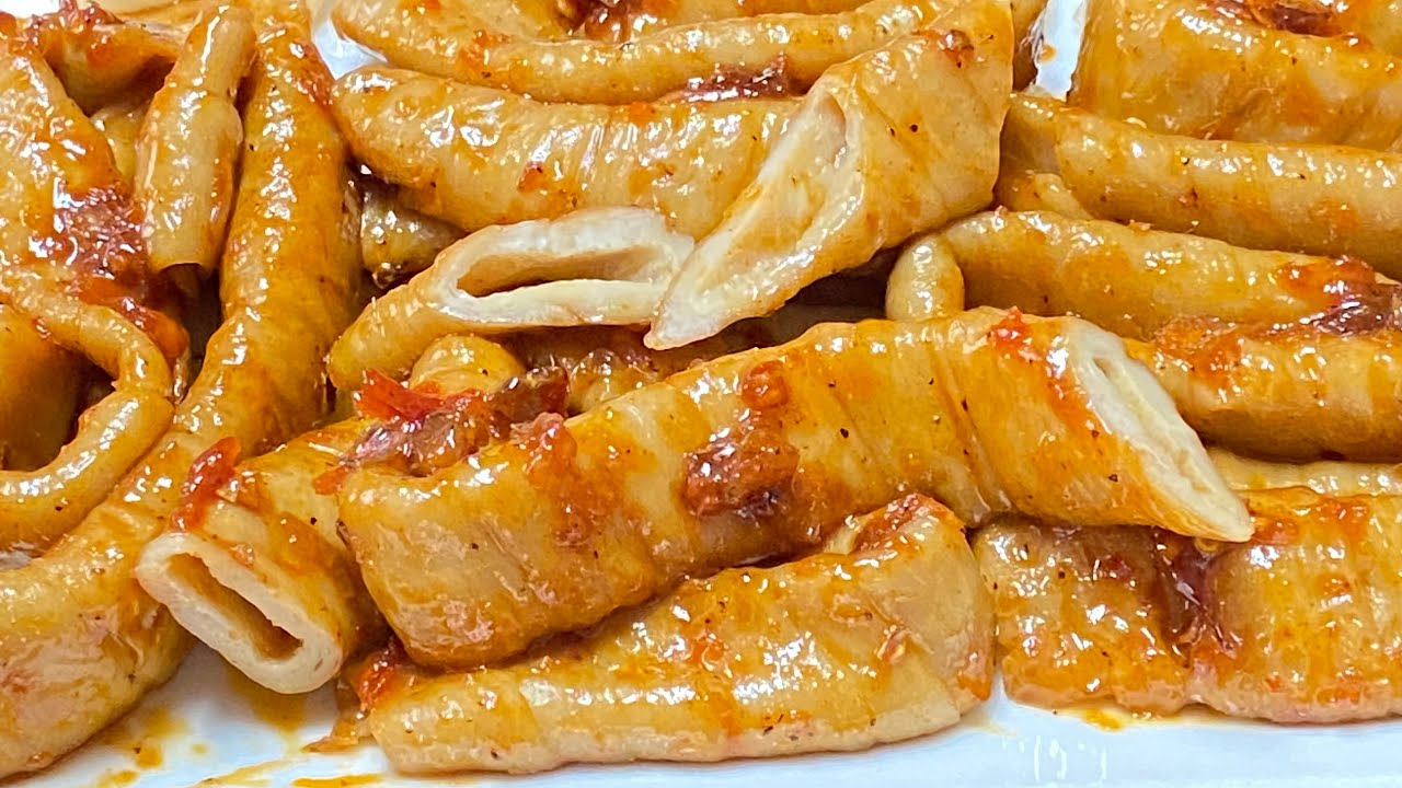 Làm Mì Căn từ bột mì đa dụng và cách làm ruột heo Chay khìa độc đáo @ VH22 Bếp Việt