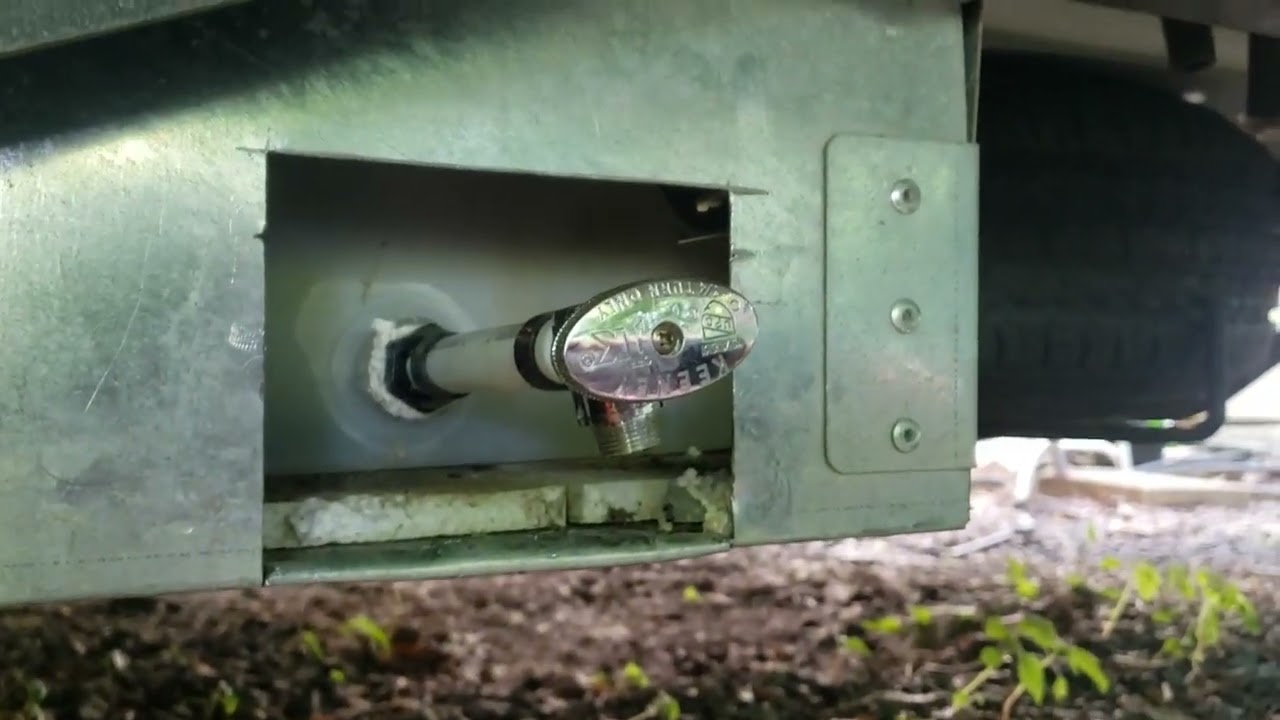FRESHWATER TANK SPIGOT REPAIR, 2019 AIRSTREAM NEST