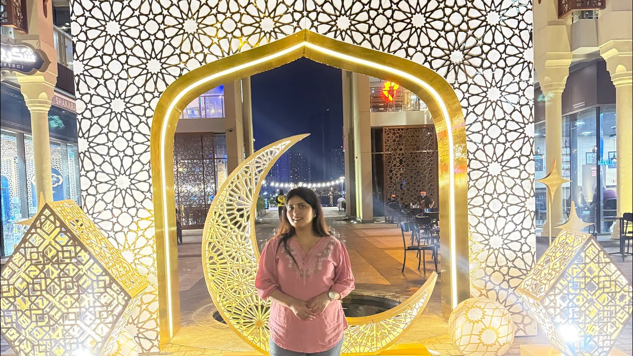 Fountain show & dinner @ Sharjah corniche 