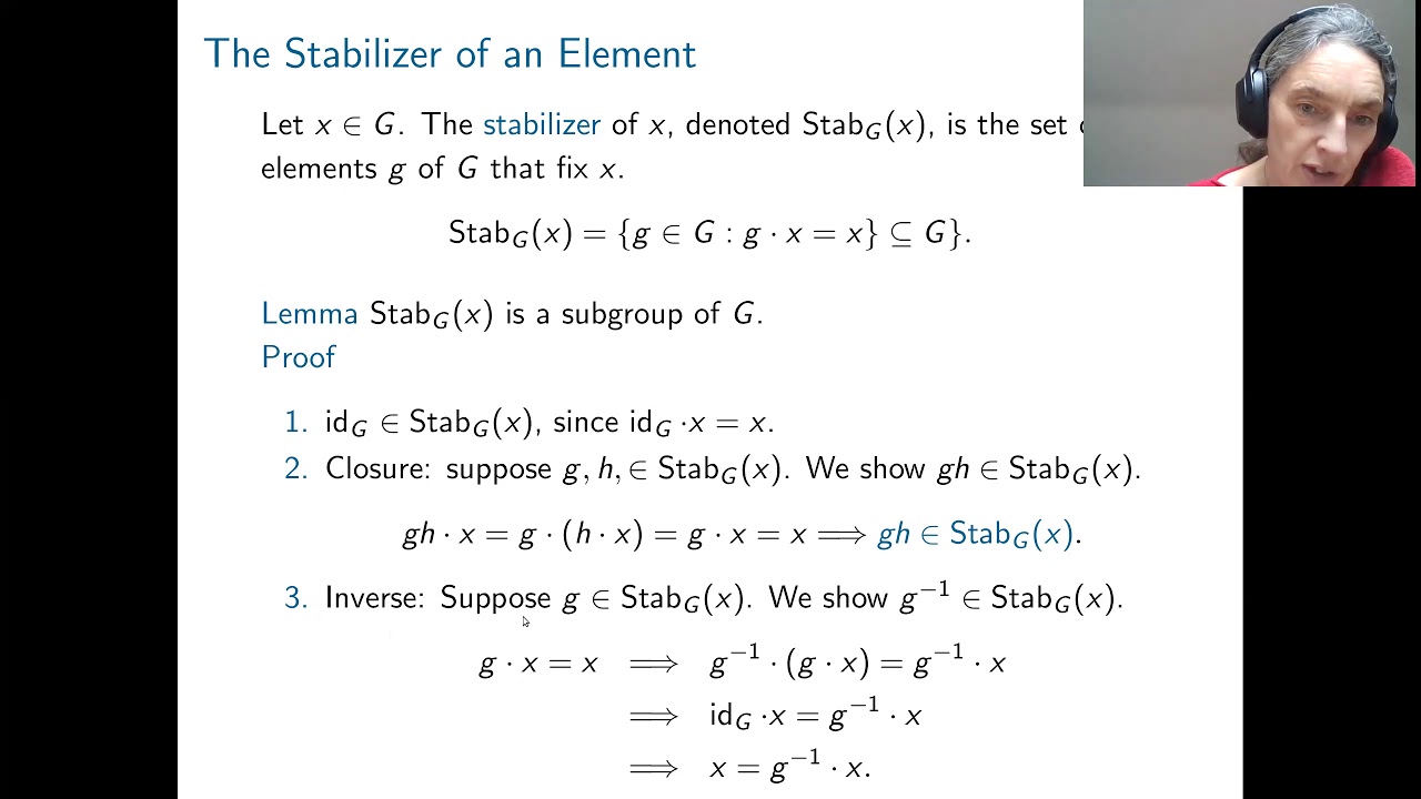 The Orbit-Stabilizer Theorem