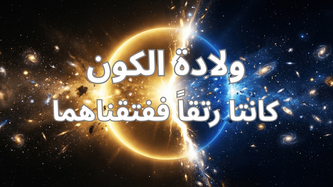 كيف يصف القرآن لحظة الخلق الأولى بدقة لم يصلها العلم إلا اليوم