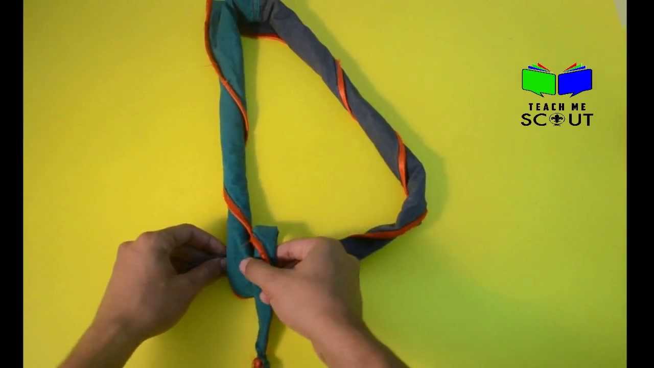 العقدة المربعة - الصليب -  عقدة المنديل  Cross Knob