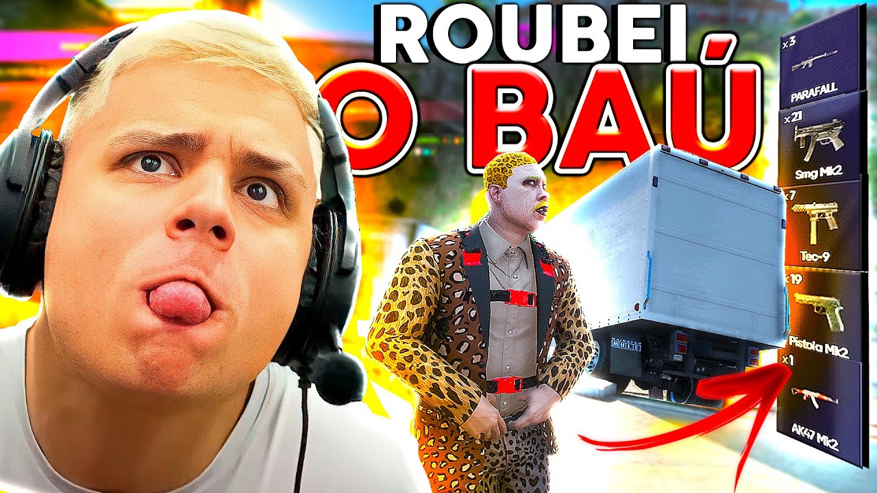 ROUBEl TODAS AS ARM@S INFILTRADO na GANGUE! 😱 GTA RP! (Paulinho o LOKO)